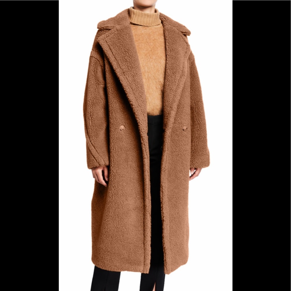 MaxMara Icon Teddy Coat, Camel size S